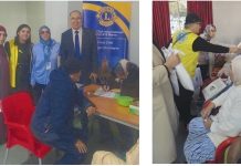 Belle action de solidarité: Le Centre Ibn Nafiss pour le droit de la santé accueillele comité du Lions Club Tanger Montagne