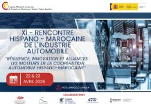 22 & 23 avril 2026 à Tanger: XI° Rencontre Hispano-Marocaine de l’Industrie Automobile