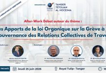 After-Work Débat de la CGEM TTA sous le thème: «Les Apports de la Loi Organique sur la Grève à la Gouvernance des Relations Collectives de Travail»